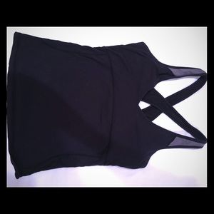 Lucy black and grey tank top (size Medium)